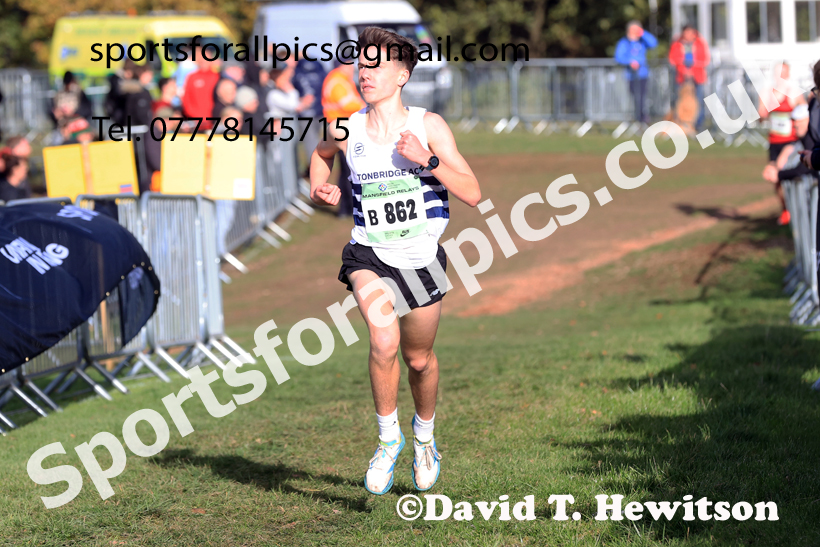 Boys Under-15s 2025 National Cross Country Relays, Berry Hill Park, Mansfield. Photo: David T. Hewitson/Sports for All Pics
